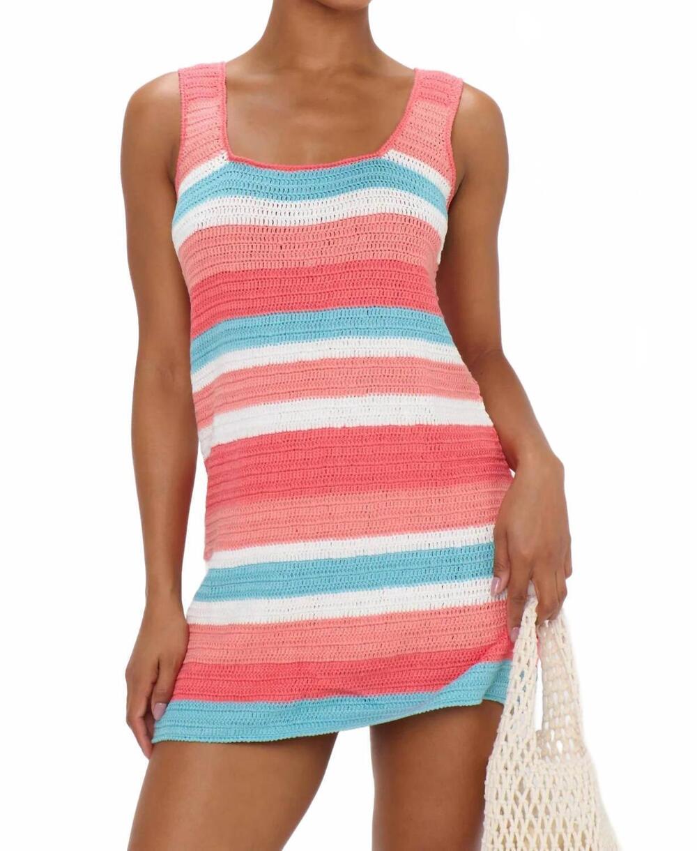 NEW SHOW ME YOUR MUMU cabana stripe dress in multicolor
